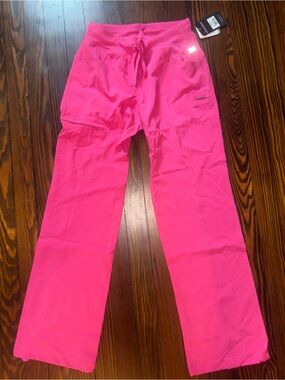 Cherokee Infinity Scrub Pants Women’s Small S Pink Style 1123A Cargo NWT
